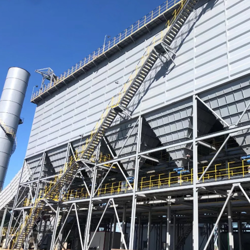 Colector de polvo con bolsa de chorro de pulso de baja presión