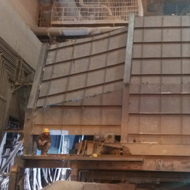 Campana de captura del horno de refinación